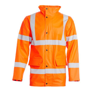 Blackrock PU Hi-Vis Rain Jacket - Orange