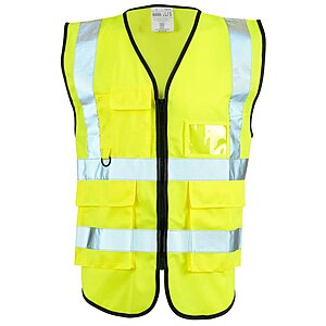 Supertouch Hi Vis Yellow Executive Vest