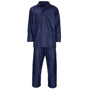 Supertouch Polyester/PVC Rainsuit - Navy