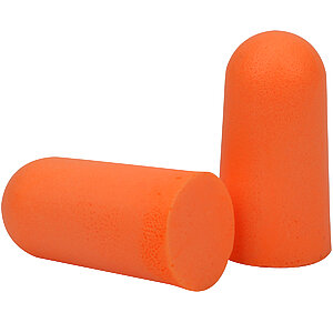 Mega Bullet™ Disposable Soft Polyurethane Foam Ear Plugs Box Quantity 200